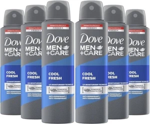 Dove Men+Care Cool Fresh Antiperspirant Deodorant Spray 250ML/8.45 FL OZ (6 PK) - Picture 1 of 7