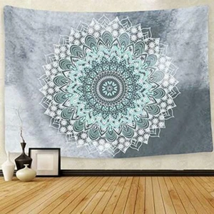Decoración de dormitorio universitario para niñas accesorios esenciales lindo tapiz mandala - Imagen 1 de 7