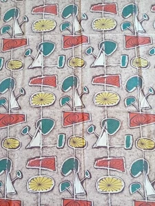Vintage atomic cotton length - 172cm x 125cm - UNUSED - Picture 1 of 11