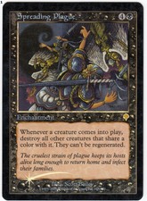 Spreading Plague - Invasion Light Play Foil Magic mtg LP