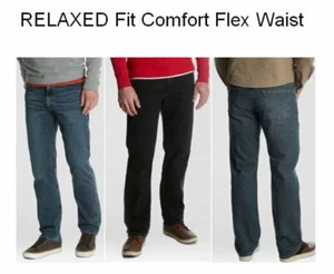Men's Wrangler Authentics Men's Relaxed Fit Comfort Flex Waistband Jean - Picture 1 of 10