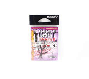 Decoy DJ-92 Fibre Light Assist Hooks Size 3 (0728) - Foto 1 di 5