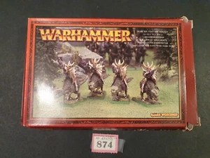 4x Cold One Knights - Dark Elves / Aelves - Warhammer Fantasy / TOW - Imagen 1 de 3