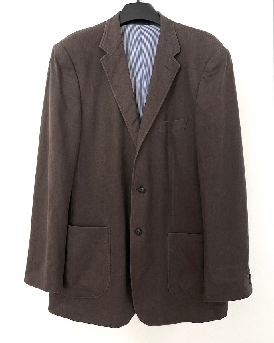 ジャケット・アウター 80s 90s \"MARKS & SPENCER\" linen jacket M&S Linen Blazer Coats, Jackets & Waistcoats for Men for