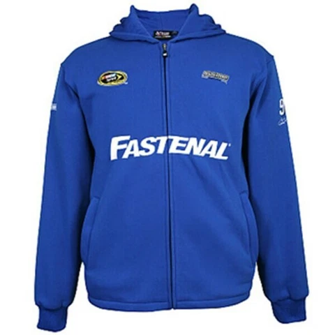 Carl Edwards # 99 Nascar 2014 Sponsor Full Zip Hoodie  Royal Blue Men's medium Cover