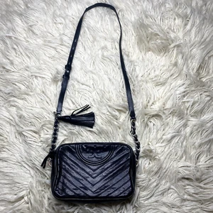 Tory Burch Fleming Kameratasche schwarz - Bild 1 von 13