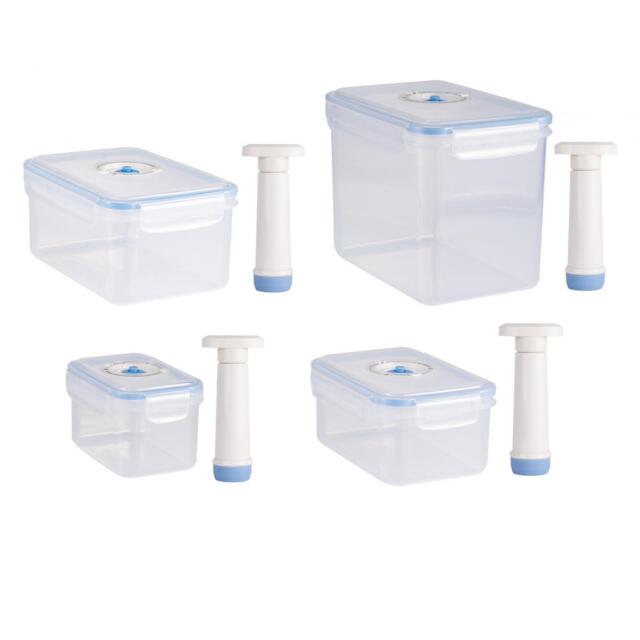 Vacuum Box with Pump Food Containers Protable Lunchbox Electric Vacuum  Fresh-Keeping Fruit Refrigerator Sealing Storage