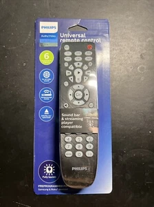 Philips SRP9368D/27 Universal TV Remote Control 6 Device Sound Bar Streaming NEW - Picture 1 of 2