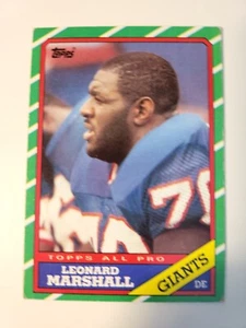 1986 Topps Leonard Marshall card #148. - Picture 1 of 2