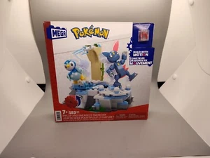 Mega POKEMON: 183pc (2022) PIPLUP & SNEASEL'S SNOW DAY Building Set with Motion - Picture 1 of 9