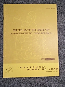Heathkit Manual: Cantenna Dummy RF Load ~ Model HN-31 ~ c. 1962 ~ Ham Radio - Picture 1 of 4