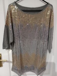 Avon gold and silver sparkly top -Brand new size 10-12