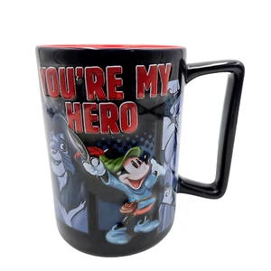 Disney Mickey Mouse You’re My Hero Mug Tarzan Hercules Simba Aladdin 3D Cup Read - Picture 1 of 11