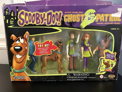Vintage New in Box Scooby-Doo Mystery Solving Crew Ghost Patrol Poseable Figures Cover
