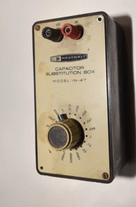Heathkit Model IN-47 Capacitor Substitution Box for Ham Radio Vintage untested - Zdjęcie 1 z 3