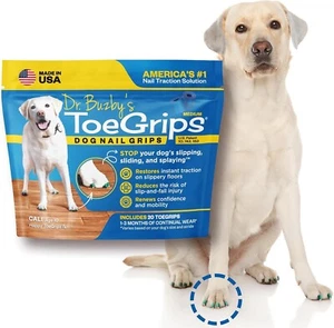 Dr Buzby's Large ToeGrips for Dogs - Instant Traction on Wood/Hardwood Floors... - Picture 1 of 1