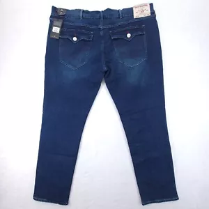 True Religion Herren Geno Flap Slim Fit Jeans Dunkelblau 107796 Größe 44 - Bild 1 von 9