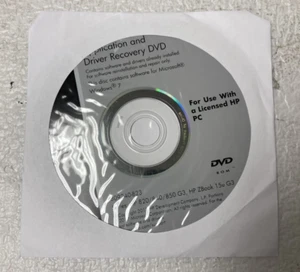 HP Application and Driver Recovery DVD for Windows 7 809240-B23 No Product Key - Picture 1 of 2