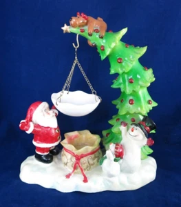 Quemador de pestañas de fragancia de Navidad tarta lugar de vacaciones cálido árbol de renos Santa - Imagen 1 de 17