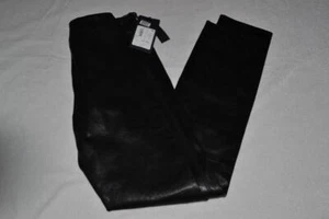 AUTHENTIC RAG & BONE SIMONE LEATHER PANTS BRAND NEW BLACK SIZE 00 $995 - Picture 1 of 4