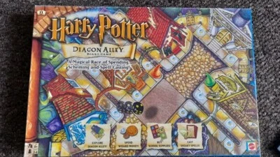 Harry Potter Diagon Alley HP Board Game 2001 Mattel 43243 Retro 8+ 3-6 Players - Image 1 of 4