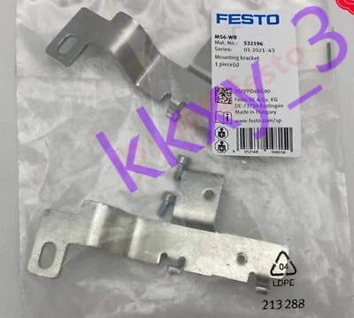 1 PCS NEW FESTO MS6 series mounting bracket holder MS6-WB 532196 - Image 1 of 3
