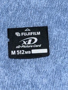 Fujifilm xD Picture Card 512 MB Megabyte Camera Memory Card fits Olympus Tested - Picture 1 of 2