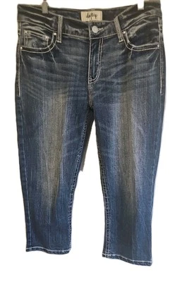 Daytrip Virgo Damas Tiro Medio Capri Jeans Talla 29 Virgo Foto 1 de 4