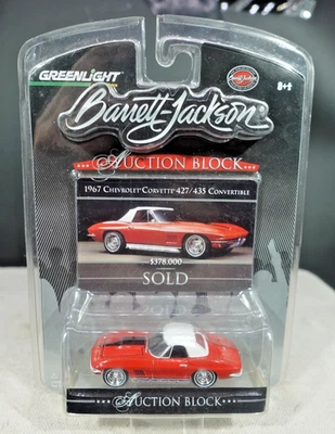 Greenlight Barrett Jackson 1967 Chevrolet Corvette 427/435 Convertible 1/64 - Image 1 of 2