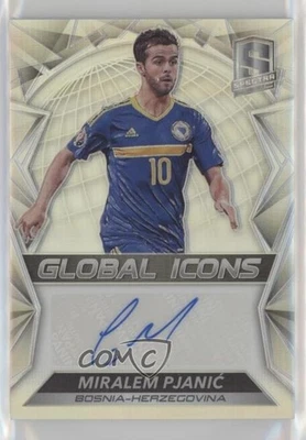 2016-17 Panini Spectra Global Icons /149 Miralem Pjanic #GI-MPJ Auto - Image 1 of 2