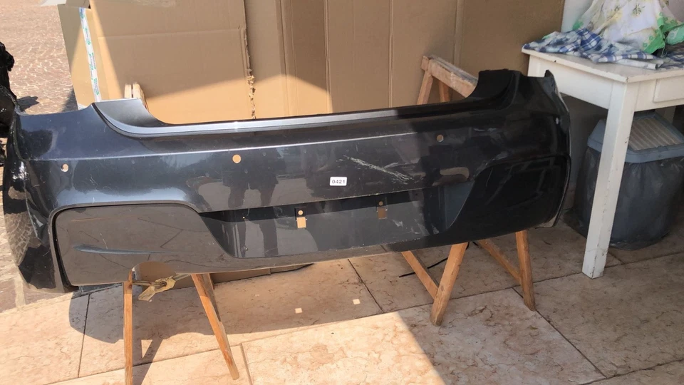 Paraurti POSTERIORE BMW SERIE 1 F20 versione M (2012– 2015) BLU ESTORIL  NERO - Immagine 1 di 3