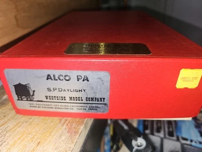 WESTSIDE MODEL ALCO PA POWER PB DUMMY BRASS SOUTHERN PACIFIC DAYLIGHT SET - Image 1 of 4