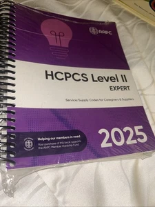 NEW HCPCS Level II Expert 2025 Service/Supply Codes for Caregivers & Suppliers - Picture 1 of 4