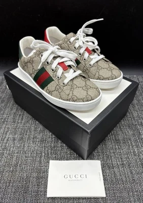 Kids/Youth Gucci GG Supreme Sneakers Size 30 - Image 1 of 4