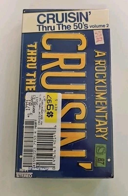 Cruisin Thru The 50s Volume 2 A Rockumentary VHS SEALED Simitar VTG  Foto 1 de 4