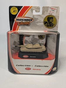 Matchbox Collectibles 50th Tan 2001 Military M1A1 Abrams Tank 92654 - Unopened - Picture 1 of 7