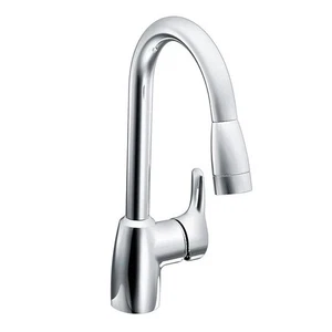 Cleveland CA42519 Baystone Chrome Single-Handle Pullout Kitchen Faucet - Picture 1 of 5