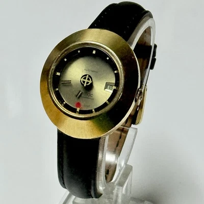 Vintage Zodiac UFO Bullseye Womens Watch Swiss Made Mechanical Movement Runs GR8 - Image 1 of 4