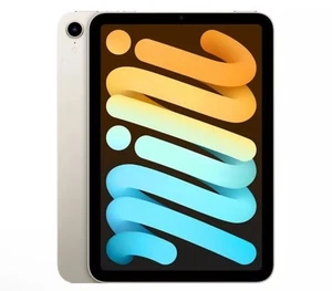Apple iPad mini 6th Gen. 64GB, Wi-Fi, 8.3 in - Starlight MK7P38/A New Sealed - Afbeelding 1 van 5