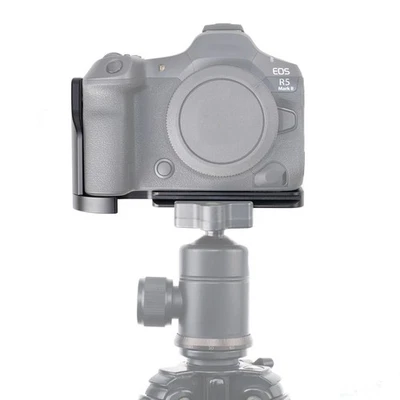 L-Shaped Handle Grip w/ Quick Release Plate w 3/8"-16 for Canon EOS R5 II Camera - Image 1 of 4