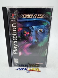 Cyber Sled (Sony PlayStation 1) PS1 Original Long Box And Manual - Tested Works - Picture 1 of 12