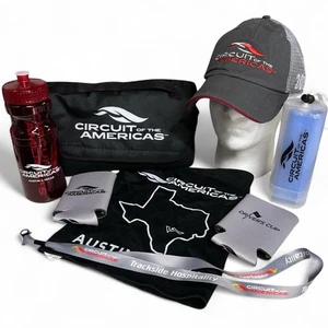 Circuit of the Americas Merch LOT 2018 Hat Blanket Koozie Bottle Formula 1 TX - Picture 1 of 15