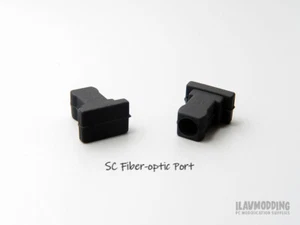 SC Fiber-optic Port - Anti Dust Cover Plug Cap [5pcs] - Picture 1 of 14