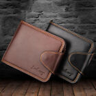 Portefeuille court pour hommes avec porte-carte de crédit coffre-fort canapé en cuir porte-monnaie