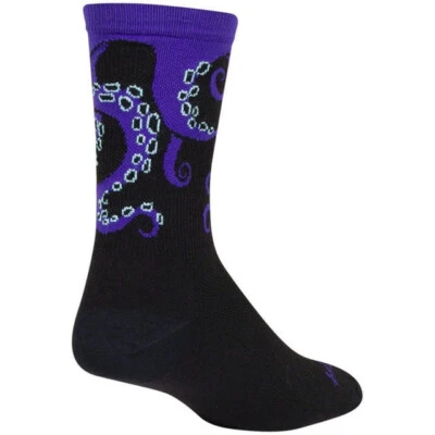 Носки - SockGuy - Tenta классный осьминог ноги L/XL 6» экипажа велоспорт/бег новый - Изображение 1 из 3