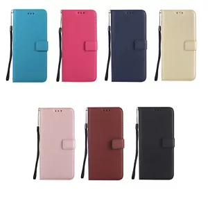 Wallet Case Magnetic Leather Flip Phone Cover For LG G6 K4 K7 K10 K42 V30 Q6 - Picture 1 of 19