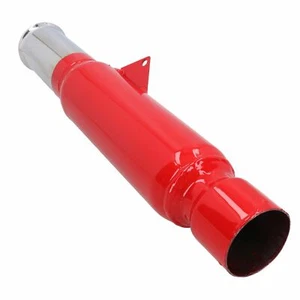 "Tubo de escape redondo cromado bomba de cola bomba de cereza ID 2-1/4" - Imagen 1 de 3