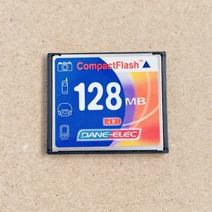 128MB Compact Flash Dane-Elec Camera Phone Garmin Memory Card - Red - Picture 1 of 5
