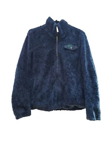 Pendleton Damen blau Langarm Stehkragen durchgehender Reißverschluss Jacke Größe SMALL - Bild 1 von 5