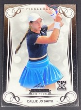 2023 Leaf Pickleball Premier Edition - Callie Joe Smith #12 - Silver Foil Rookie